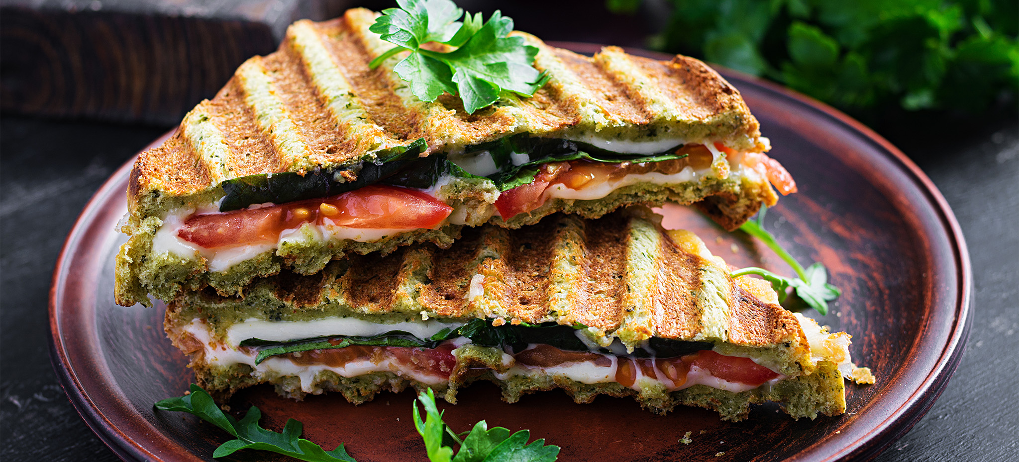 Paninis are among the favorites, the right warming gives that perfect combination of melting and and bread crunhiness.