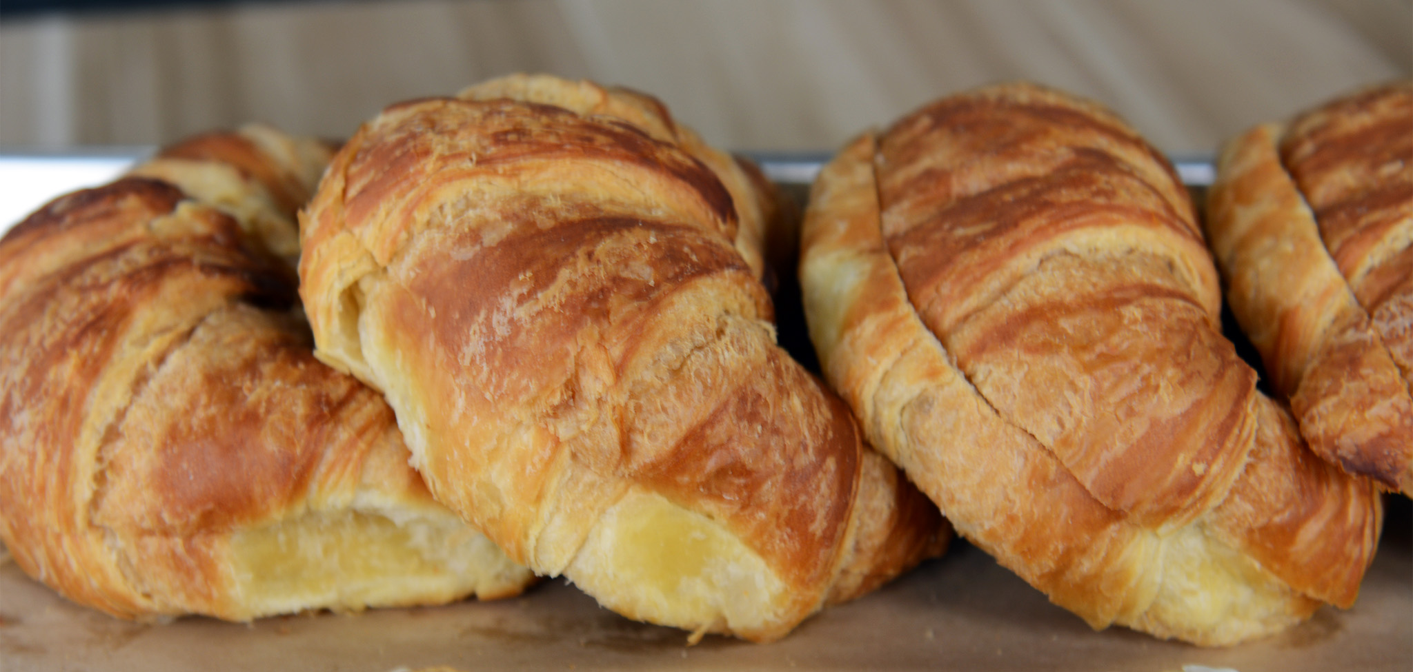 Warm croissants ara perfect for breakfast!
